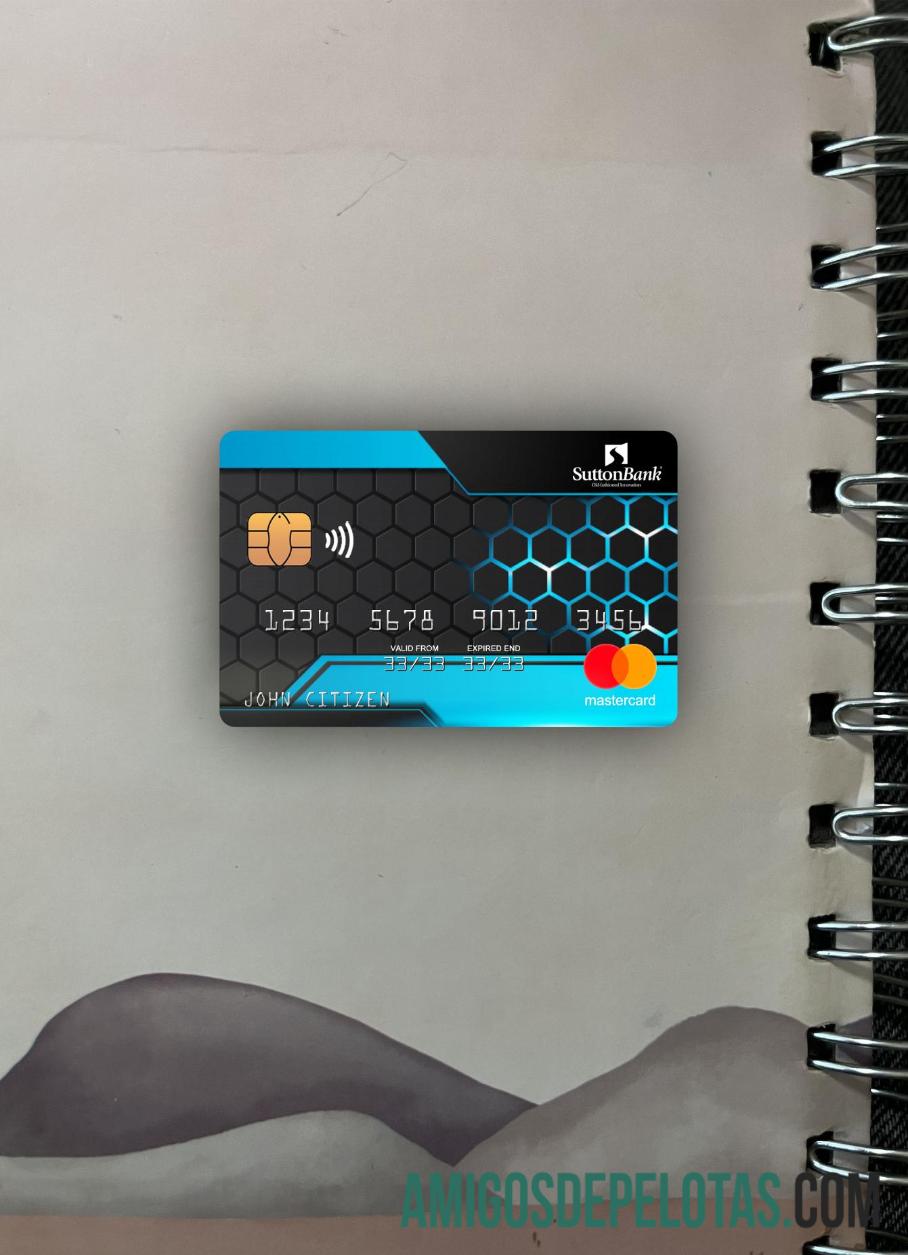 EUA Sutton Bank Mastercard Photolook Front amostra